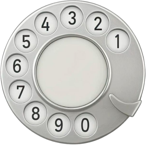 Rotary phone dial
